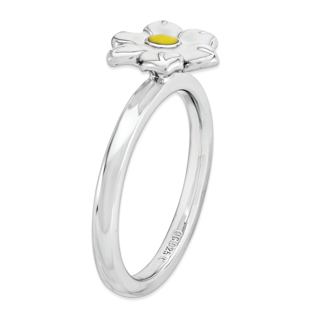 Sterling Silver Stackable Expressions Narcissus Ring