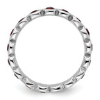 Sterling Silver Stackable Expressions January Crystal Ring