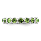 Sterling Silver Stackable Expressions August Crystal Ring