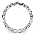 Sterling Silver Stackable Expressions September Crystal Ring