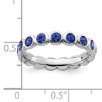 Sterling Silver Stackable Expressions September Crystal Ring