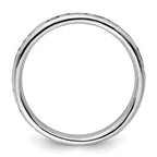 Sterling Silver Stackable Expressions Polished Enameled Sister Ring