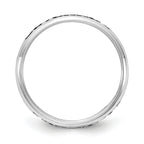Sterling Silver Rhodium-Plated Stackable Expressions Personalized Ring