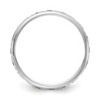 Sterling Silver Rh-plt Stackable Expressions Personalized with Heart Ring