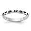 Sterling Silver Rh-plt Stackable Expressions Personalized with Heart Ring