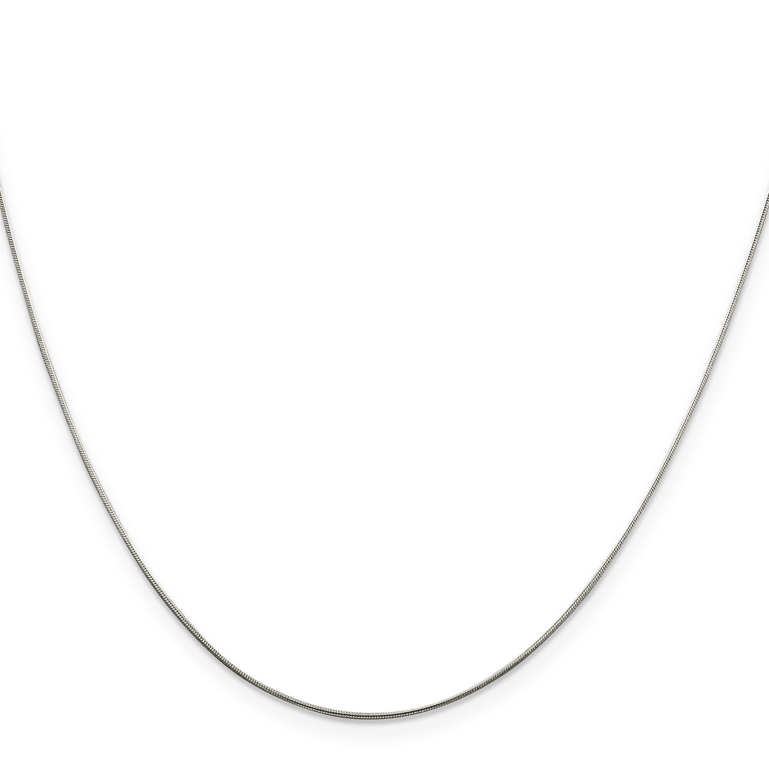 Sterling Silver Snake Chain Necklace 0.7mm Secondary image