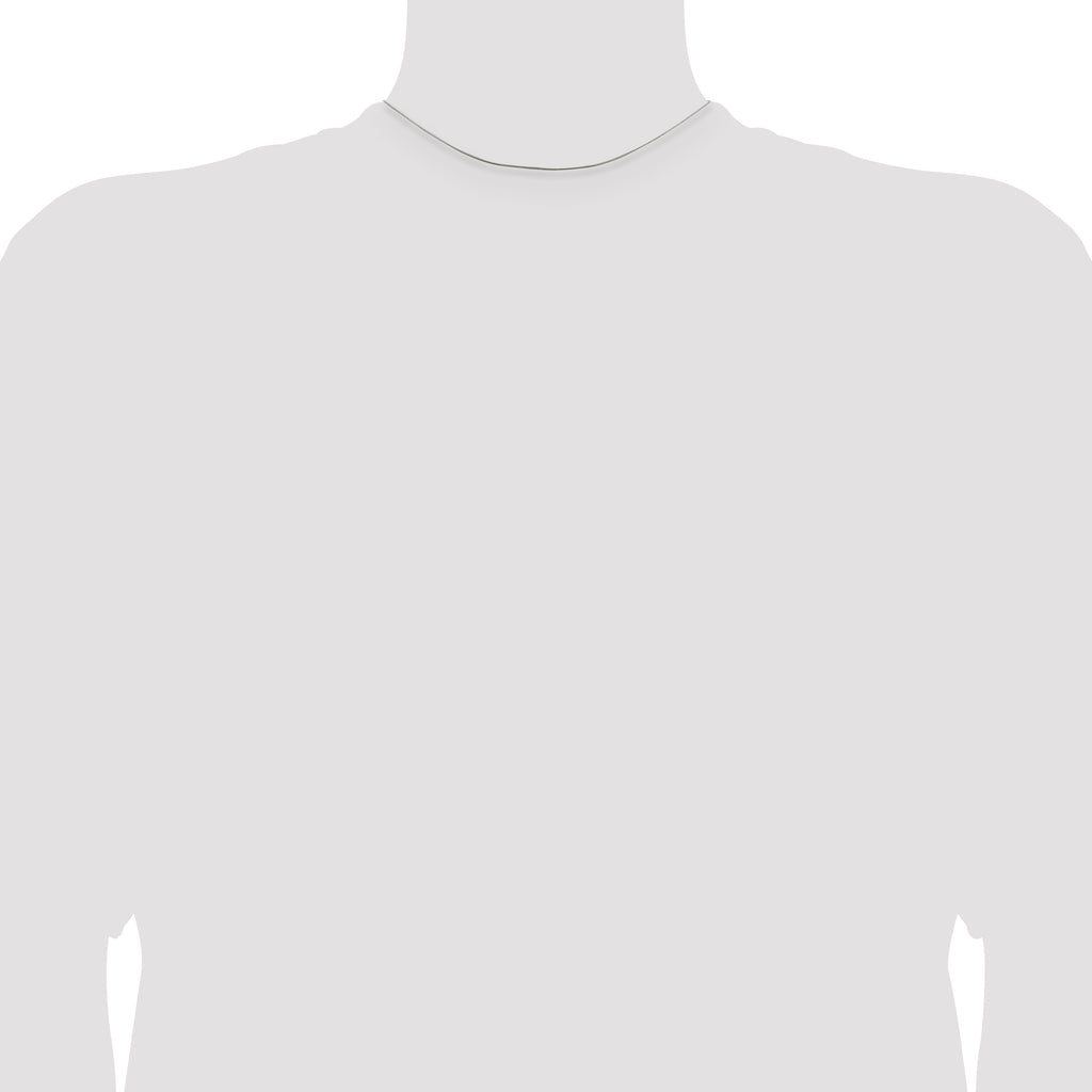 Sterling Silver Snake Chain Necklace 0.7mm
