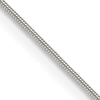 Sterling Silver Snake Chain Necklace 0.7mm