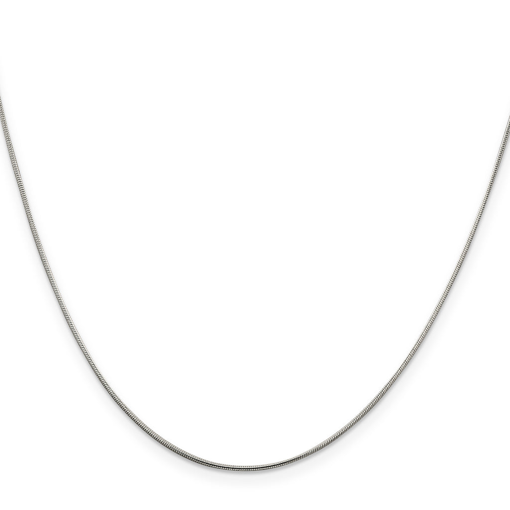 Sterling Silver .8mm Snake Chain With 2 Inch Extension