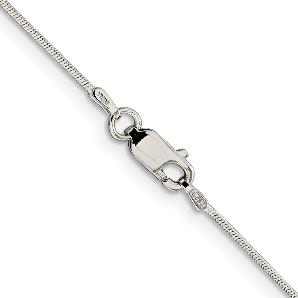 Sterling Silver Snake Chain Necklace 0.8mm