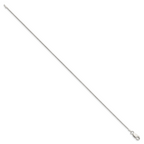 Sterling Silver .8mm Snake Chain Anklet