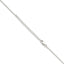 Sterling Silver .8mm Snake Chain With 2 Inch Extension