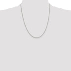 Sterling Silver 1mm Snake Chain With 2 Inch Extension