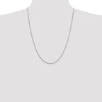 Snake Chain Necklace in Sterling Silver, 1mm - Sophia Jewelers
