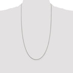 Snake Chain Necklace in Sterling Silver, 1mm - Sophia Jewelers