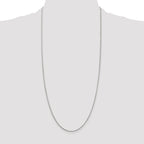Snake Chain Necklace in Sterling Silver, 1mm - Sophia Jewelers