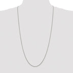Sterling Silver Rhodium-plated 1.2mm Snake Chain