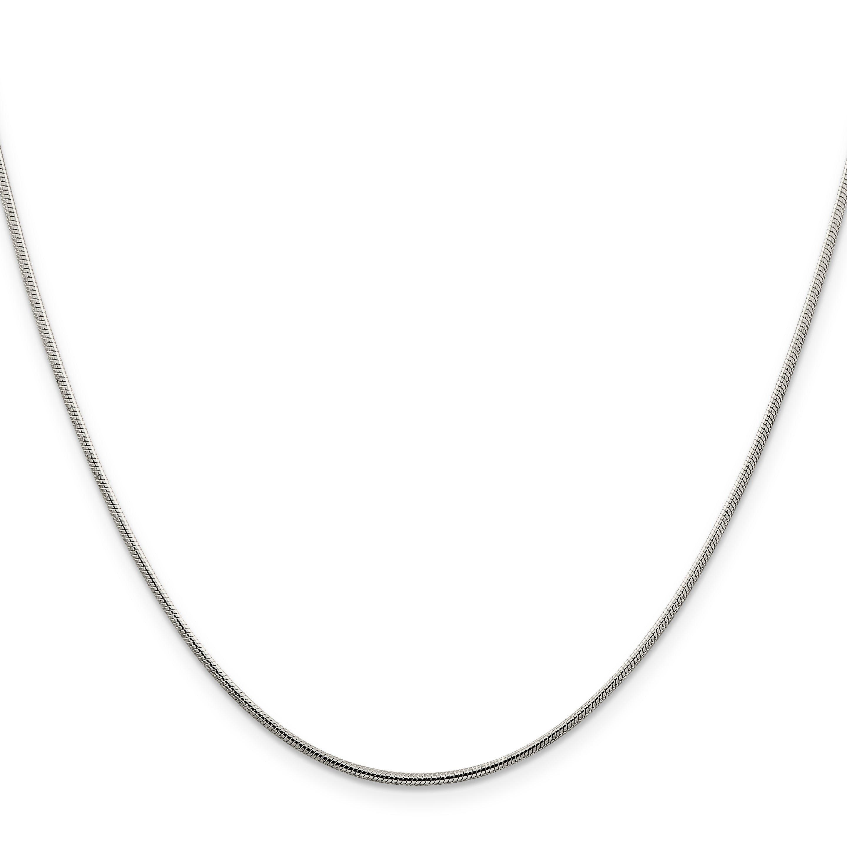 Sterling Silver 1.25mm Snake Chain With 2 Inch Extension Secondary image