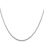 Sterling Silver 1.25mm Snake Chain With 2 Inch Extension