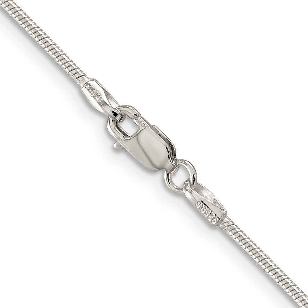 Sterling Silver 1.25mm Snake Chain