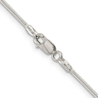 Sterling Silver 1.25mm Snake Chain