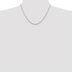 Sterling Silver 1.25mm Snake Chain With 2 Inch Extension