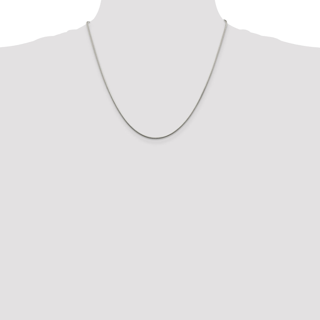 Sterling Silver 1.25mm Snake Chain