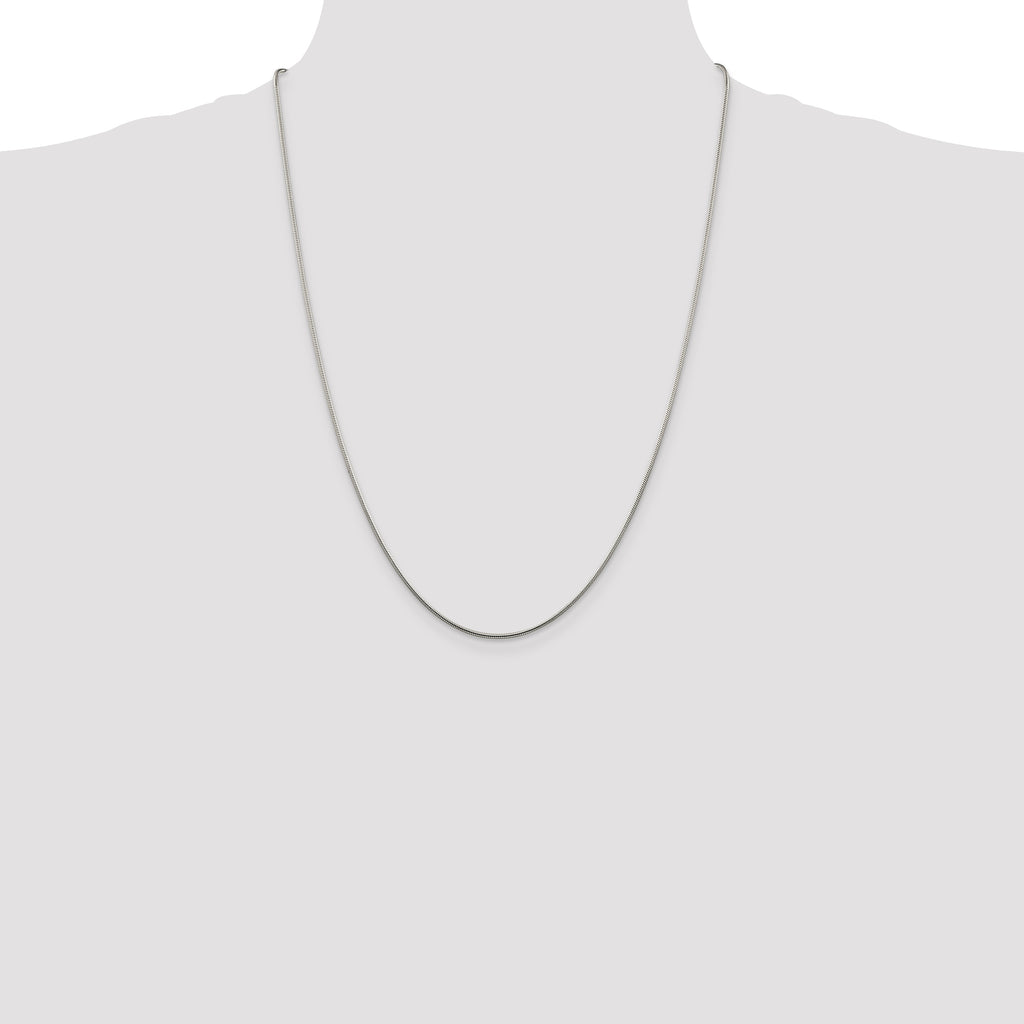 Sterling Silver 1.25mm Snake Chain