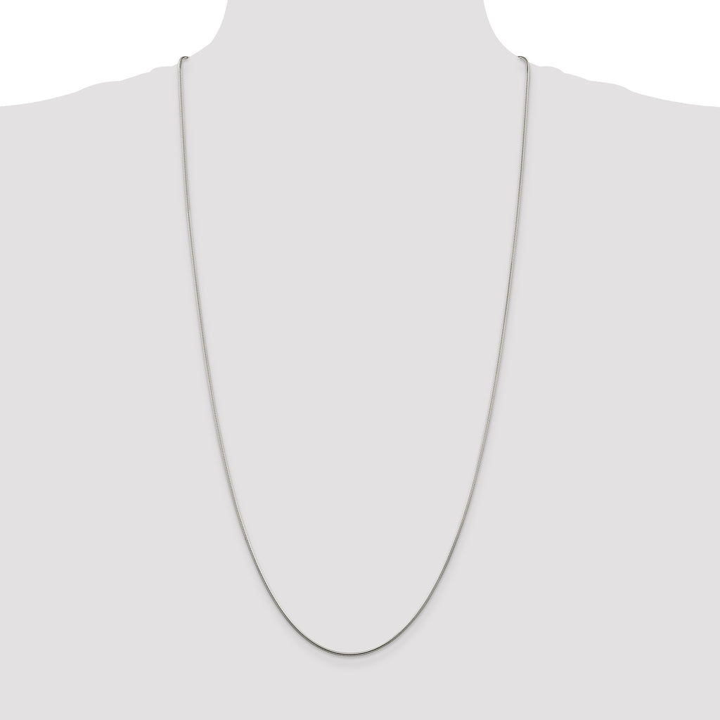 Sterling Silver 1.25mm Snake Chain