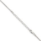 Sterling Silver 1.25mm Snake Chain With 2 Inch Extension