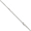 Sterling Silver 1.25mm Snake Chain With 2 Inch Extension