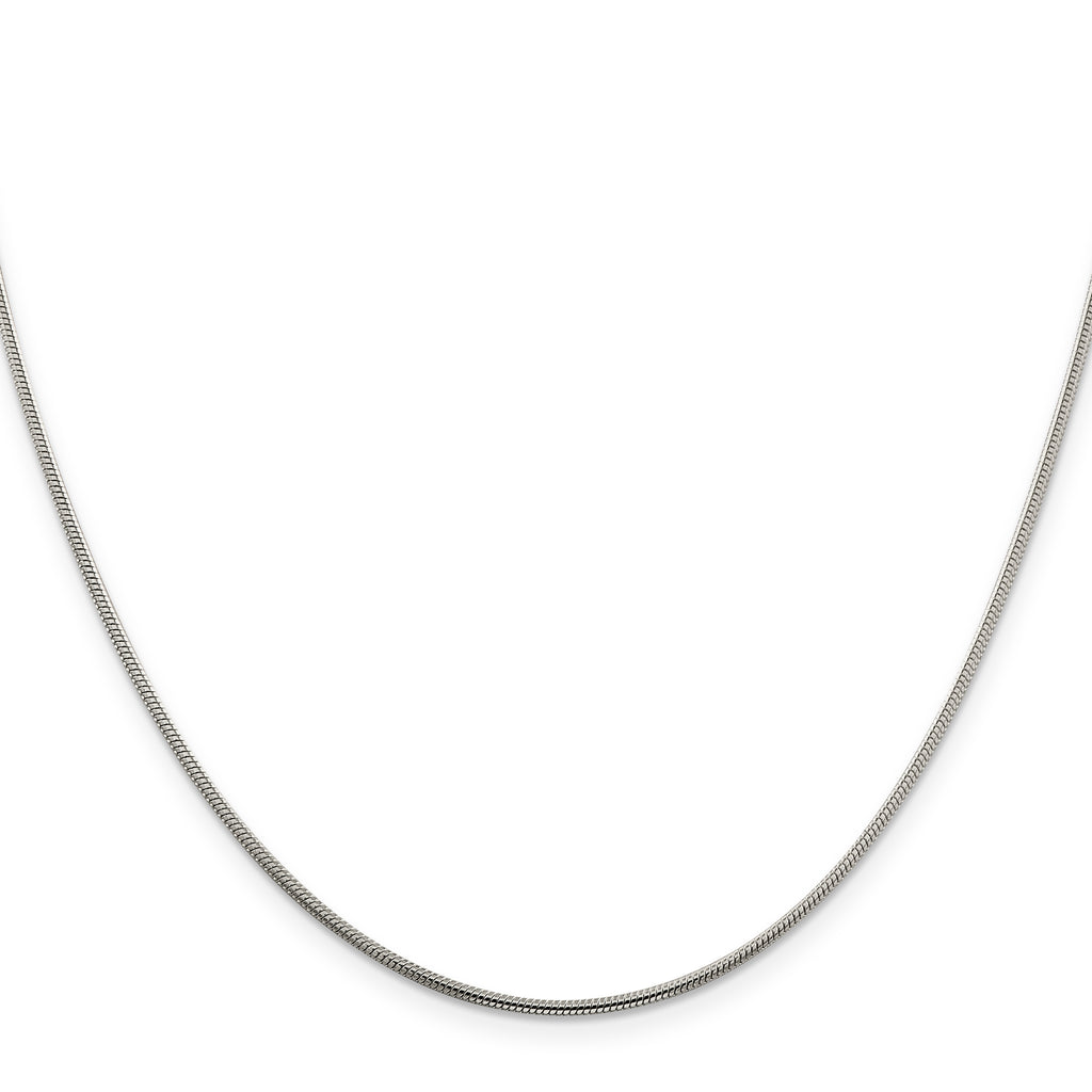 Sterling Silver Snake Chain Necklace 1.5mm