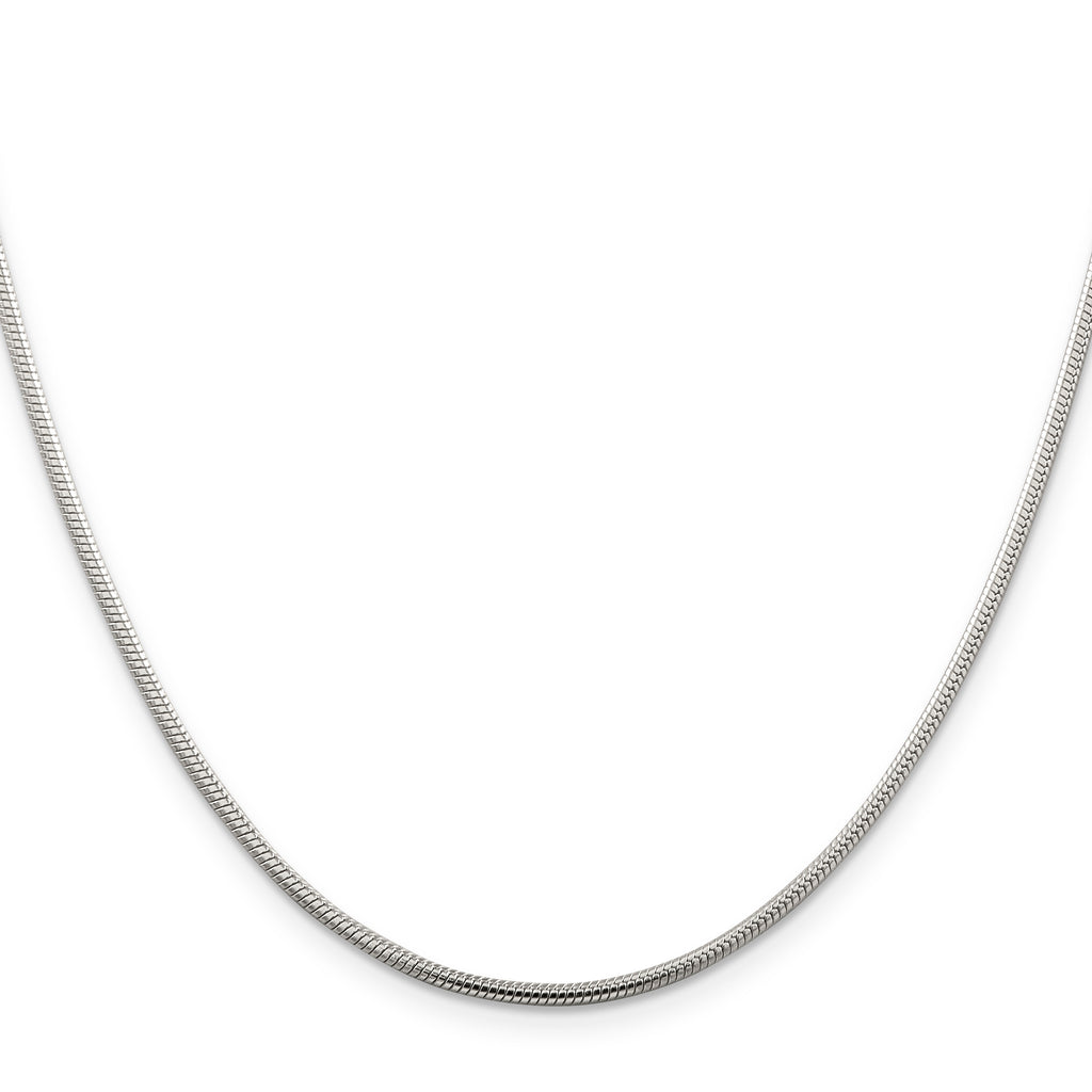 Sterling Silver Snake Chain Necklace 1.75mm