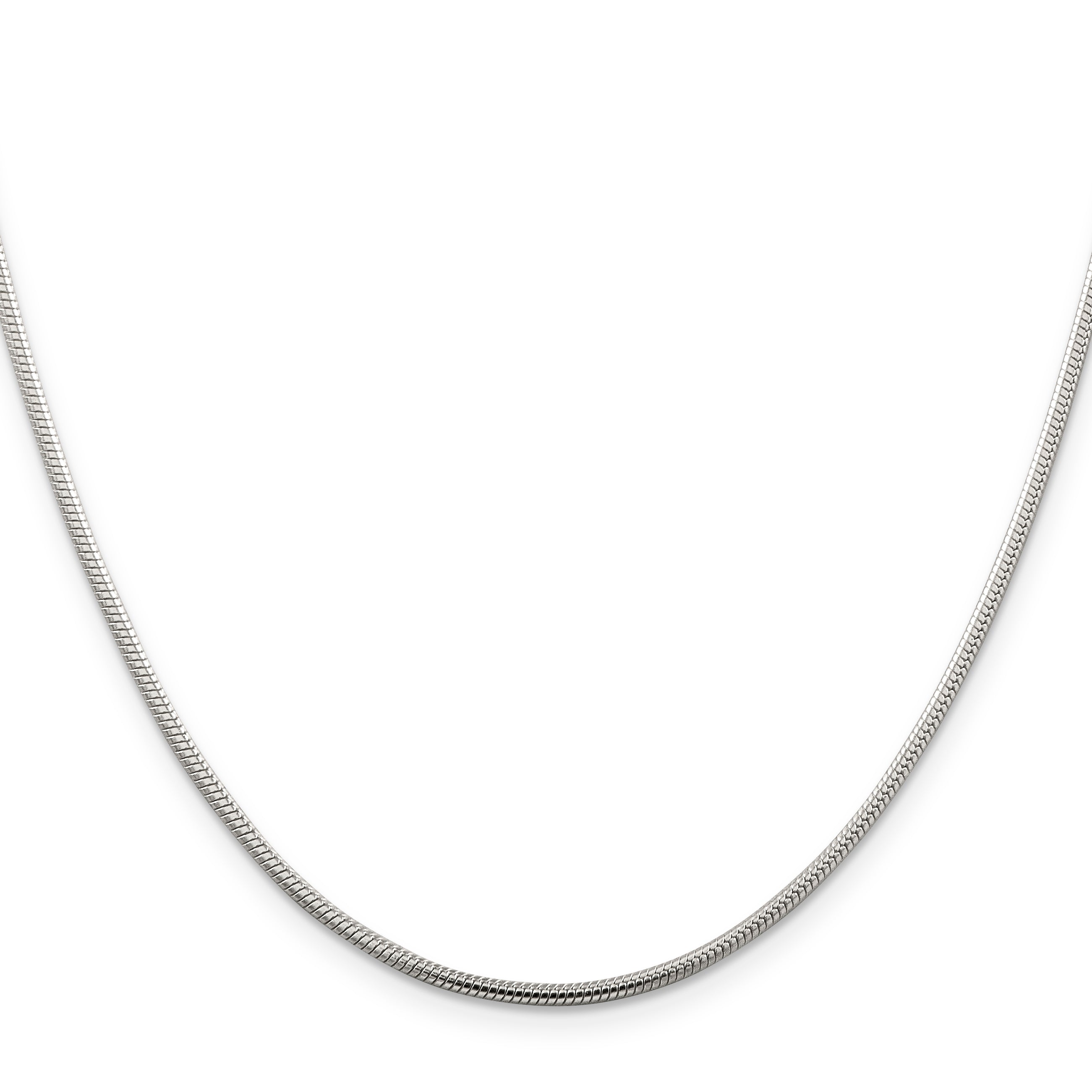 Sterling Silver Snake Chain Necklace 1.75mm