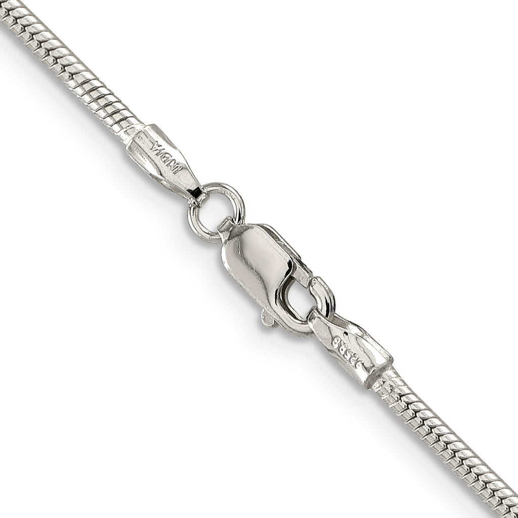Sterling Silver Snake Chain Necklace 1.75mm