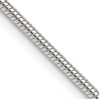 Sterling Silver Snake Chain Necklace 1.75mm