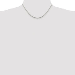 Sterling Silver Rhodium-plated 1.75mm Snake Chain