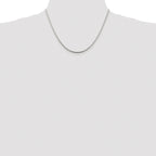 Sterling Silver Rhodium-plated 1.75mm Snake Chain