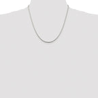Sterling Silver Rhodium-plated 1.75mm Snake Chain