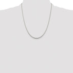 Sterling Silver Rhodium-plated 1.75mm Snake Chain