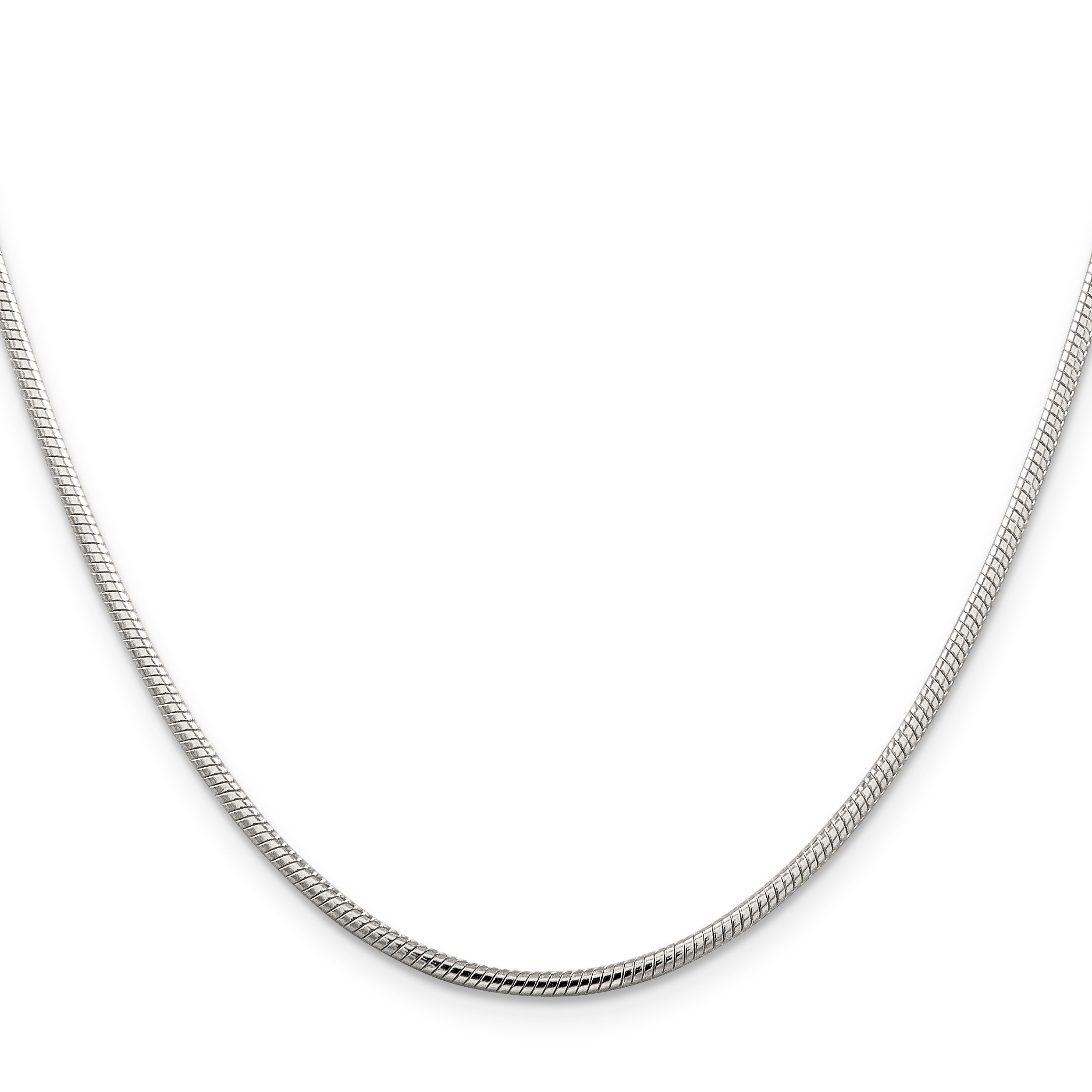 Sterling Silver Snake Chain Necklace 2mm Secondary image
