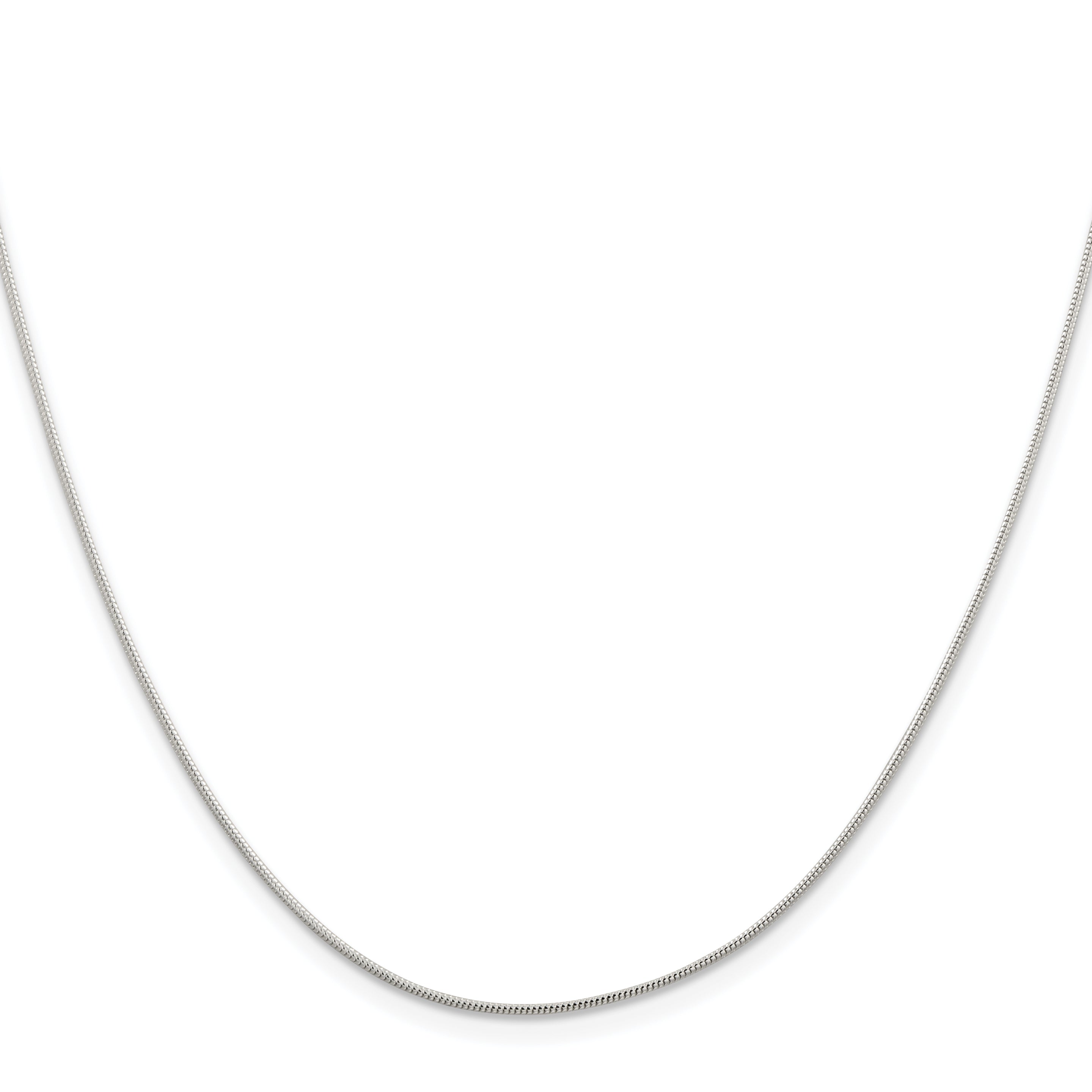 Sterling Silver Snake Chain Necklace 1mm Secondary image