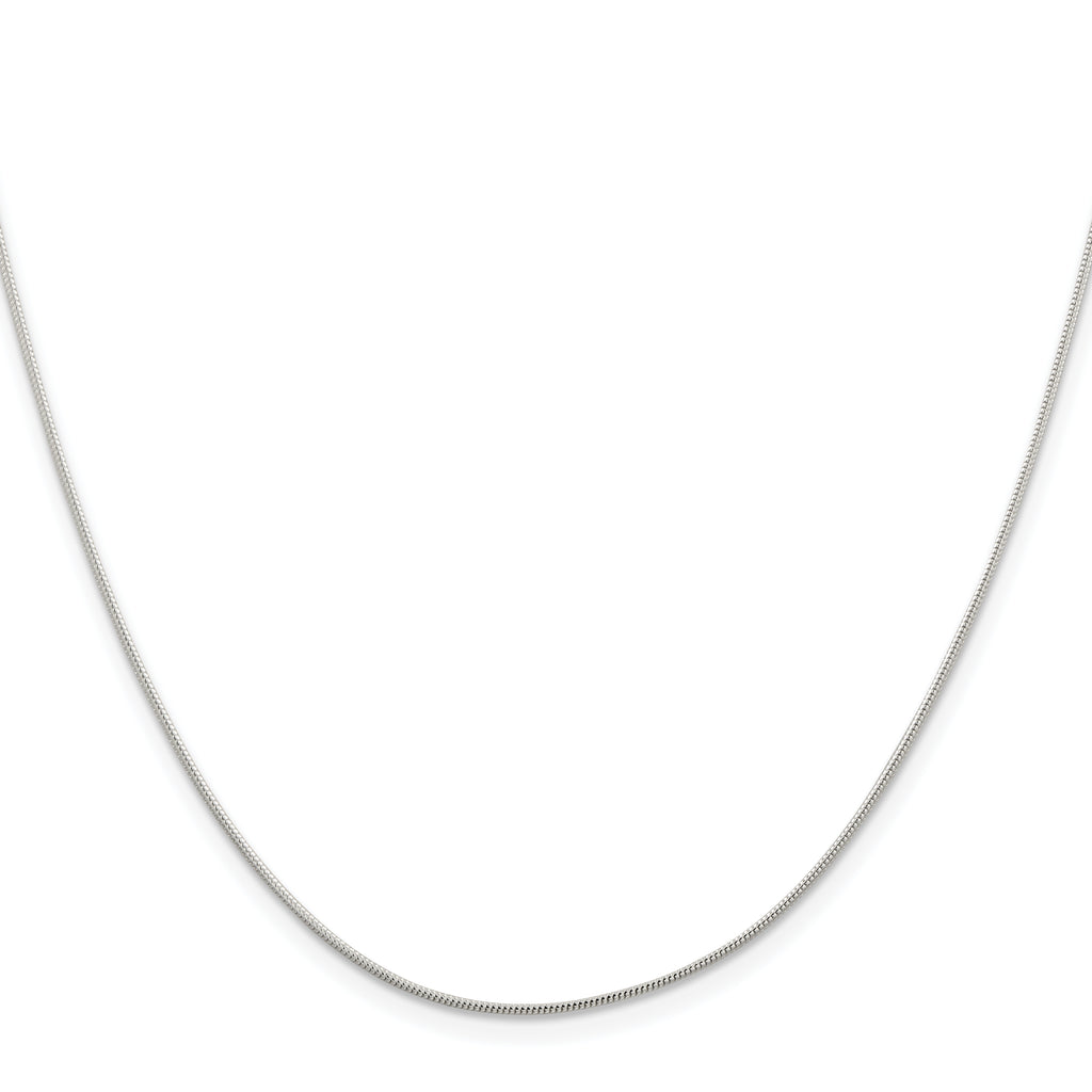 Sterling Silver Snake Chain Necklace 1mm
