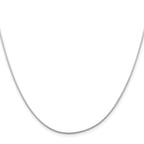 Sterling Silver 1mm Round Snake Chain