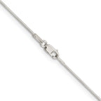 Sterling Silver Snake Chain Necklace 1mm