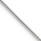 Sterling Silver 1mm Round Snake Chain