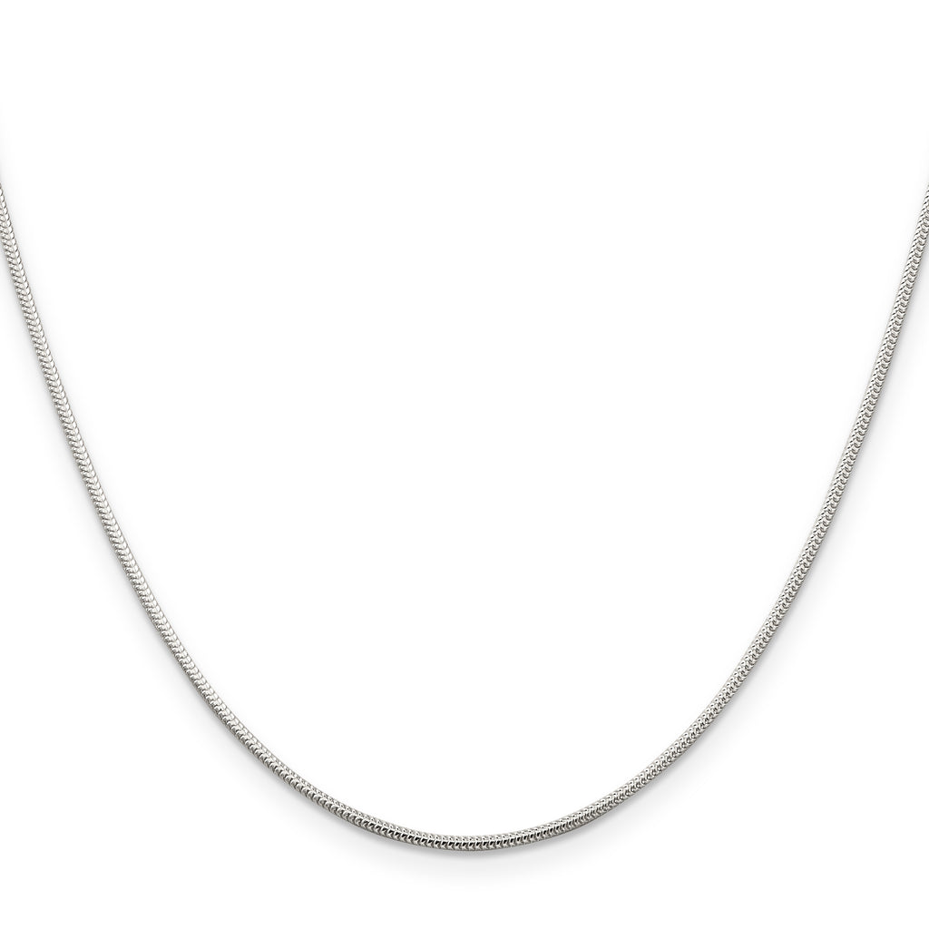 Sterling Silver Snake Chain Necklace 1.2mm