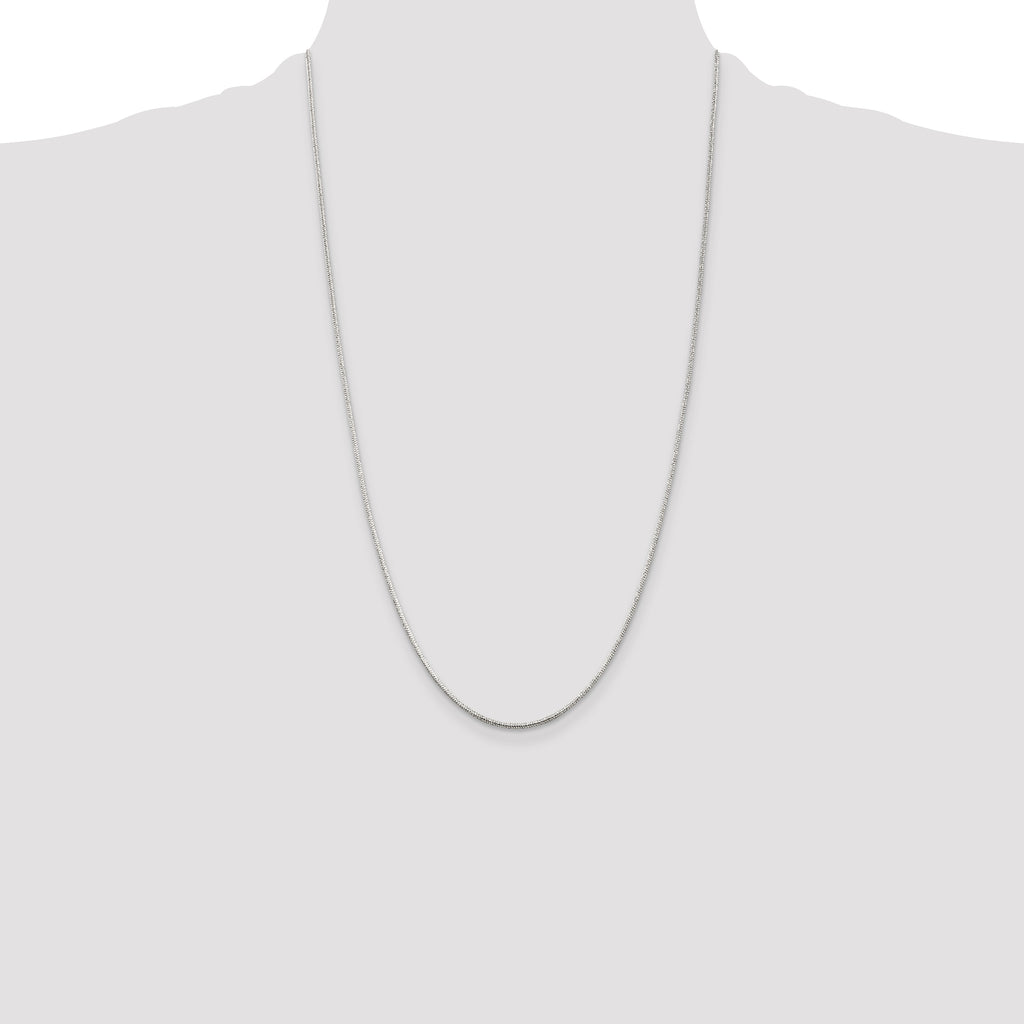 Sterling Silver Snake Chain Necklace 1.2mm