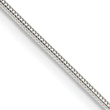 Snake Chain in Sterling Silver, 1.2mm, 8–30 Inch
