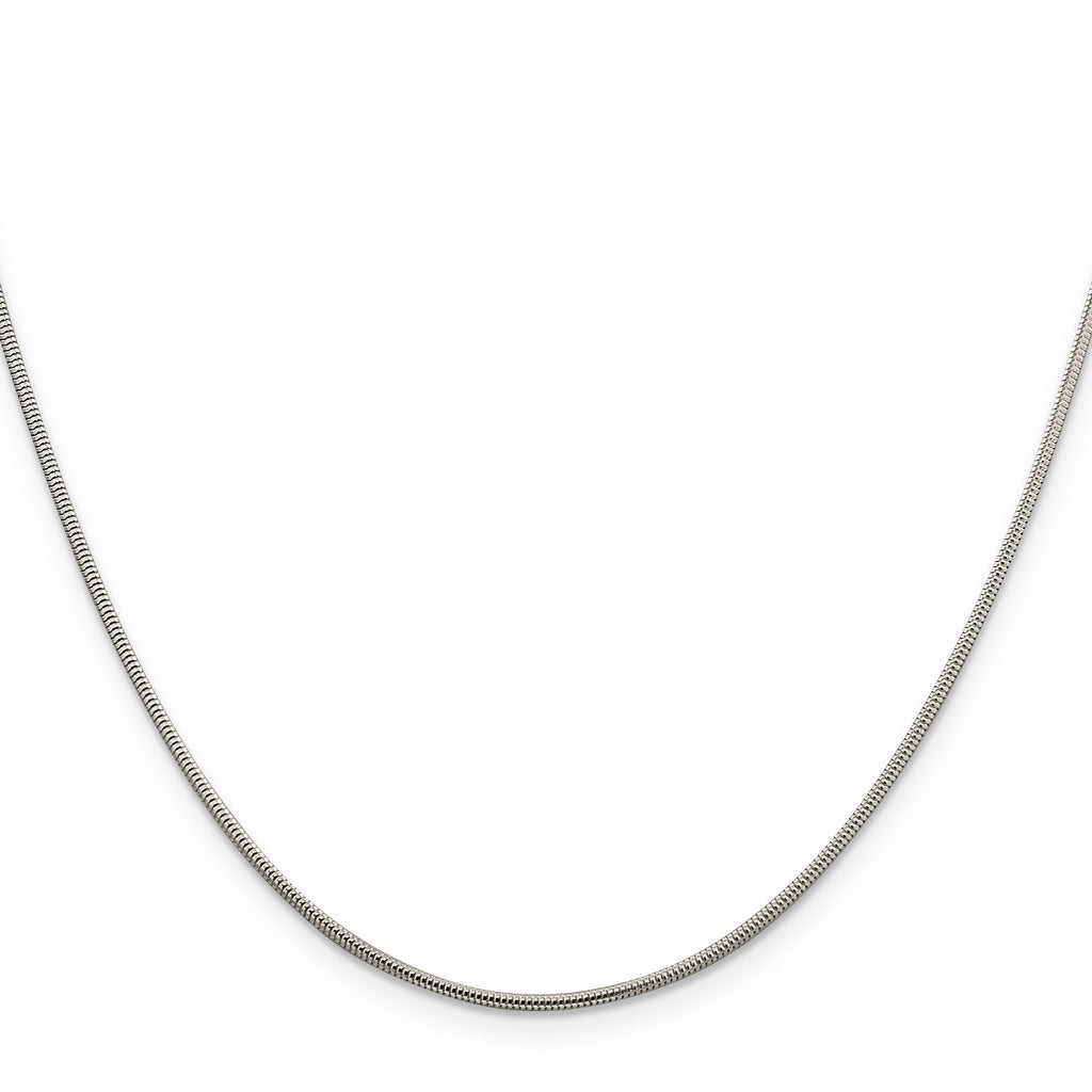 Sterling Silver Snake Chain Necklace 1.5mm
